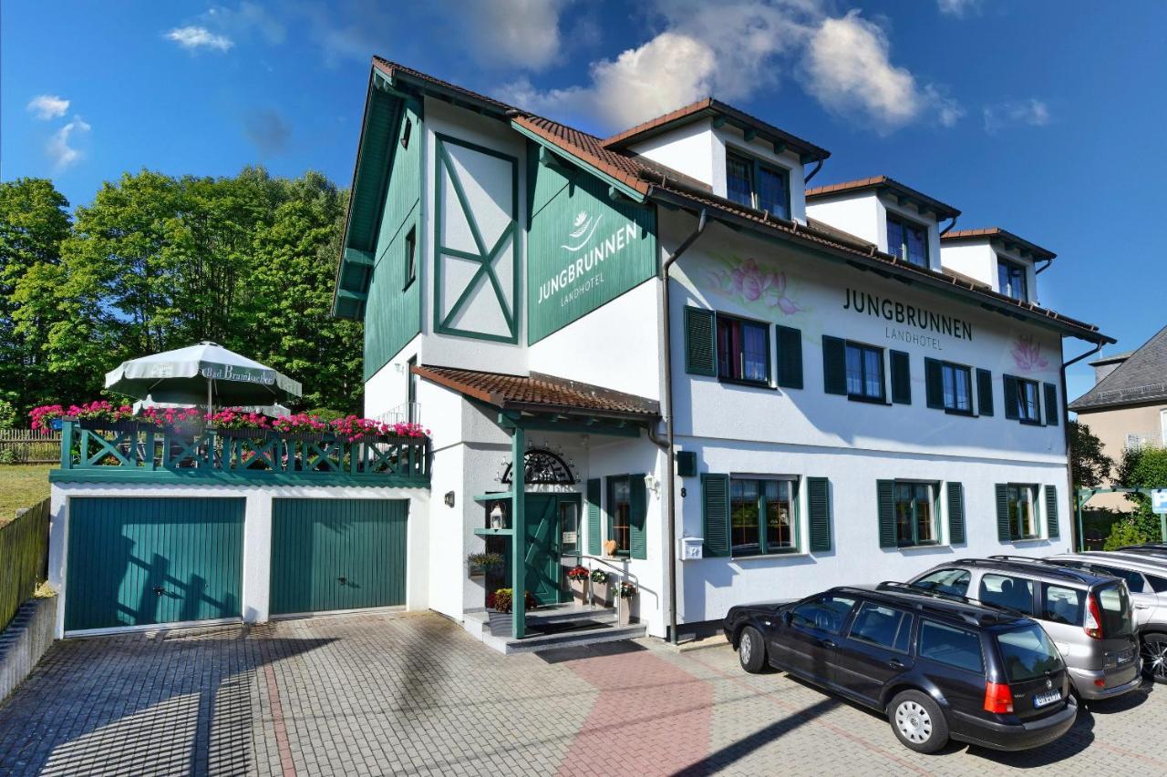 Landhotel Jungbrunnen Bad Brambach Bagian luar foto